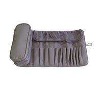 Makeup Brush Holder - Waterproof Portable Case - Self-Standing Makeup Brush Bag, for Daily Use in Vacation, Home, Office, School, Dormitory, Study, Parties, grey, Please refer to the description