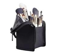 Makeup Brush Holder | Waterproof Standing Divided Storage | Stand Up Makeup Brush Bag Travel,for Women Cosmetic Jewelry Home Office Gym Outdoor Camping Road Trip Vacation