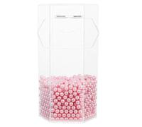 Makeup Brush Holder with Cover for Desktop Storage | Minimalist Contemporary Style, Sturdy Ps Build, Multi-functional Organizer, Dust Cover, Pearl Detail