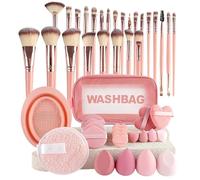 Makeup Brush Kit,Makeup Brush And Puff Set | Multifunctional Beauty & Personal Care For Daily Travel Studio Outdoor