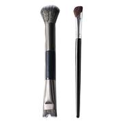 Makeup Brush Nose Contour U Shaped, Anti-Slip Grip, Synthetic Bristles