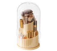 Makeup Brush Organizer Brush Organizer | Jewelry Container, 360 Degree ROTAL, Poet Powder Storage Brush Holder with Lid for Cosmetics, Travel, SC