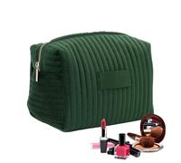 Makeup Brush Organizer - Travel Cosmetic Bag, Portable Storage Case | Divider Feature for Brushes, Eye Shadow, Lip Gloss, Mascara, Lightweight Compact Bag for Home, Trip, Party, Work