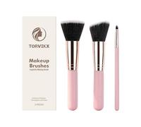 Makeup Brush Set 3-Piece Professional Soft Bristles