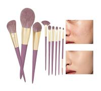 Makeup Brush Set 9 Piece Soft Non Slip Beauty Facial Blender