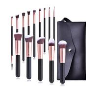 Makeup Brush Set, Cosmetic Wood Handle Brushes 14 Pcs for Foundation Blending Brush Concealer Eyeshadow