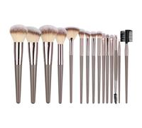 Makeup Brush Set Is A Must-have Series For Women's Travel, With Smooth Application Tools(15pcs 2set)