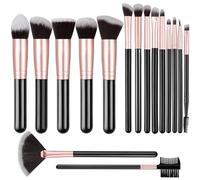 Makeup Brush Set Is A Must-have Series For Women's Travel, With Smooth Application Tools(16PCS Orange Pink)