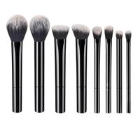Makeup Brush Set Is A Must-have Series For Women's Travel, With Smooth Application Tools(Black-8pcs)
