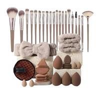 Makeup Brush Set, Makeup Brush Set, 40-Piece Beauty Kit with Cosmetic Applicator for Application, Eyeshadow and