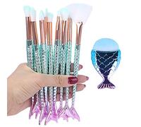 Makeup brush set natural tools pencil cosmetic liquid foundation artist highlighter face set eyeshadow lip pencil 10pcs