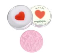 Makeup Brush Soap, Soft Cleansing Soap Tool - Makeup Brush Cleaner, Family Beginner, Beauty Cosmetic, Home, Travel Indoors