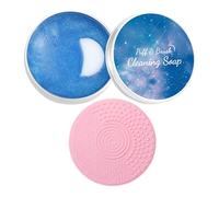 Makeup Brush Soap Sponge Blender Washing Soap with Pad