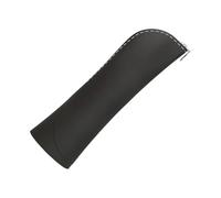 Makeup Brush Storage Bag, Soft Silicone, Zip Closure, Black | Daily Carry, Cosmetic Tool Organization, Drawer Storage, Packing Daily Trips, Beauty Supplies