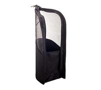 Makeup Brush Travel Case Stand Up, High Capacity Makeup Organizer Portable Travel Makeup Brush Holder, Black