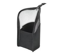 Makeup Brush Travel Case,Waterproof Standing Divided Storage | Makeup Brush Organizer Storage Bag,for Women Girls Eyebrow Pencil Lipstick Jewelry Home Gym Outdoor Road Trip, Black, Refer to