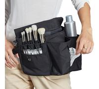 Makeup Brush Waist Bag - Cosmetic Organizer, Professional Canvas Pouch, Adjustable Belt Carry On | Makeup Brush Bag for Travel Outdoor Activities Salon Artist Daily Work Comfortable Wearing
