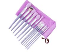 Makeup Brushes, 13pcs Makeup Brush Set Eyeshadow Brush Blush Brush for Foundation, Eyeshadow, Lip (Purple)
