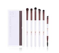 Makeup Brushes 6/7PCS Eye Makeup Brush Set Eyeshadow Blending Eyebrow Brush Natural Hair Cosmetic Tools Kit Essential (Color : 6PCS)
