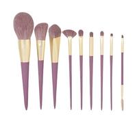Makeup Brushes - 9 Piece Soft Non Slip Beauty Facial Blender,Face Makeup Brushes,for Women Skin Lip Brow Eyebrow Eyelash