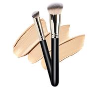 Makeup Brushes DPOLLA Pro Foundation Brush and Flawless Concealer Brush Perfect for Any Look Premium Luxe Hair Contour Brush Perfect for Blending Liquid,Buffing,Cream,Sculpting,Mineral Makeup