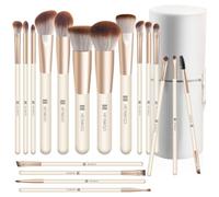 Makeup Brushes HEYMKGO 18 Pieces Professional Makeup Brush Set, Foundation Eye Shadow Eyebrow Blush Brushes Make Up Brush Kit Synthetic Bristles with Storage Gift Box