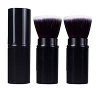 Makeup Brushes Retractable Brush Kabuki Makeup Brushes Foundation Brush Travel Face Kabuki Makeup Brush for Liquid Cream and Flawless Powder Cosmetics (black2)
