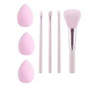 Makeup Brushes Set Powder Concealers Eye Shadows Brush with 3 Sponge Blenders Tools for Womens Eyeshadow Concealers Powder Make Up Brushes