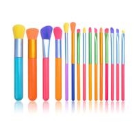 Makeup Brushes Set Rainbow Premium Synthetic For Powder Cream Blending Face Eyes Make Up Brush Sets