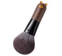 Makeup Brushes Set with Cartoon Design - Includes Blush, Powder, Foundation & Face Brushes for Cheeks & Liquid Makeup - Soft Bristles for Beginners & Daily Use - Bear