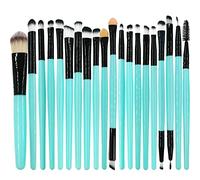 Makeup Brushes ZHIYE Make up Brush Set 20 PCs Professional Face Eyeliner for Foundation Blush Concealer Eyeshadow with Travel Green