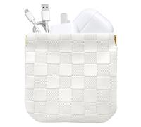 Makeup Case | Necklace Holder with Automatic Closure, Jewellery Organizer Pouch - for Girls Women Professionals Brides Travel Gym Wedding Beach Holiday, White, Please refer to the description, Please