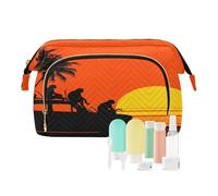 Makeup Case Storage Bag Lazy Sundown Monkeys Car Lightweight Women's Coin Purse Wallet for Makeup Brush