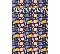 Makeup Chart: Blank Make Up Face Charts Organizer & Planner, Perfect for Personal & Professional Use | Practice Workbook for Makeup Artists & Beauty School Students | Skin Care Icons Pattern Cover