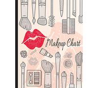 Makeup Chart: Blank Make Up Face Charts Planner & Organizer For Personal Use & Professional Makeup Artists, Plan, Record, Note Pad