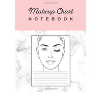 Makeup Chart Notebook: Over 100 Blank Face Charts with Notes Area for Makeup Artist Practice