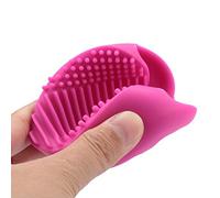 Makeup Cleaning Brush Silicone Washing Egg Tool Racks Drying Clea Glove Brush 11