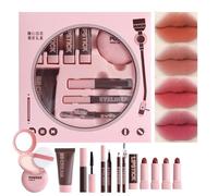 Makeup Cosmetics Kit | 9X Beginners Long Lasting Makeup Cosmetics,Learn To Makeup Everyday Cosmetics BB Cream Eyebrow Pencil For S-tage, Traveling