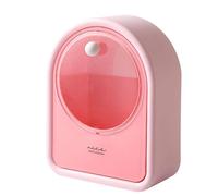 Makeup Cotton Swab Holder,Portable Cotton Swab Holder,Dustproof Transparent Cosmetic Storage Case - Wall Mounted Makeup Box, Multifunctional Stationery Holder Po, Pink, Se référer au descriptif, Refer