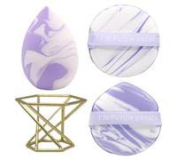 Makeup Egg Sponge | Powder Puff Sponge Blender Soft Face Puff with Holder,Multi-purpose Beauty Blenders Set for Dry and Wet Use, Makeup Puff for Liquid Foundation, Bb Cream