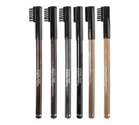 Makeup Eyebrow Pencil, Precision Tip Cosmetic, 6 Color Long Wear Tool Extra, Beauty Aid with Modern Design, Companion for Women Girls Mom Daughter Daily Care Holiday
