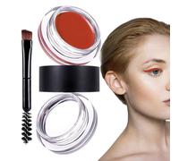 Makeup Eyebrow Pomade - Brow Pomade with Double End Brush | Precise Defining Highly Pigmented Make-up, Waterproof Product for Women