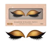 Makeup Eyeshadow Stickers, 2-in-1 Eye Cosmetics Patches, Lasting Eyelash Eyeshadow Patch, for Festival Wedding Carnival Concert Cosplay Party Stage Costume Girls Women