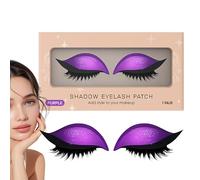 Makeup Eyeshadow Stickers,2-in-1 Eye Patches Cosmetics,Sweatproof Eyelash Eyeshadow Patch - for Women Girls Festival Costume Carnival Concert Cosplay Party Stage