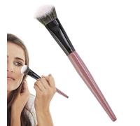 Makeup Face Brush - Soft Bristles Blush And Powder Applicator | Cosmetic Contour Highlighter Tool For Cheek Definition, Setting Finish, Beginner Practice, Professional Use, Travel Friendly Design