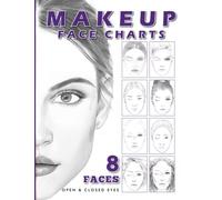 Makeup Face Charts: Practice Face Charts for beginner, intermediate, or professional makeup artists.