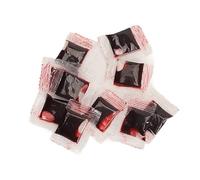 Makeup Fake Blood, Washable 10pcs Simulated Effects Small Bags Safe Material for Fake Blood Food Coloring Film 3ml