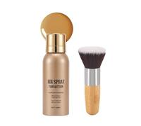 Makeup Foundation for Mature Skin, Airbrush Foundation, Silk Flawless Radiant Finish, Middle-aged, Moisturizes, Buildable Coverage, Waterproof Foundation for All Skin Types