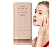 Makeup Foundation Stick, Multi-Use Full Coverage Foundation & Concealer Stick, Foundation Stick with Built-In Foundation Brush, Liquid Face Foundation, Blemish Concealer
