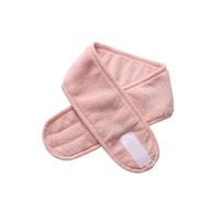 Makeup Hair Band 1Pc Soft Toweling Hair Accessories Girls Headbands For Face Washing Bath Makeup Band Women Adjustable SPA Facial Headband(Pink)